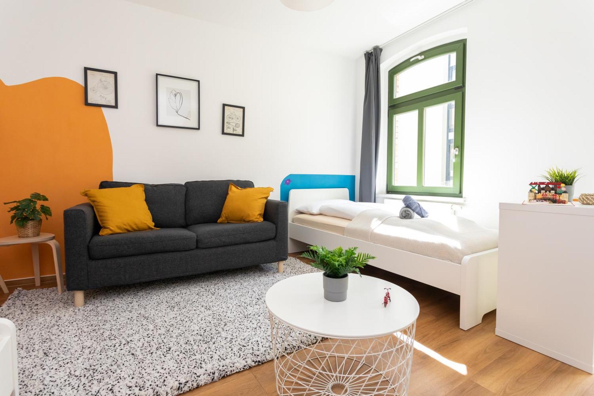 Fullhouse - Halle - R6 Apartments - Smarttv - Nespresso Bagian luar foto